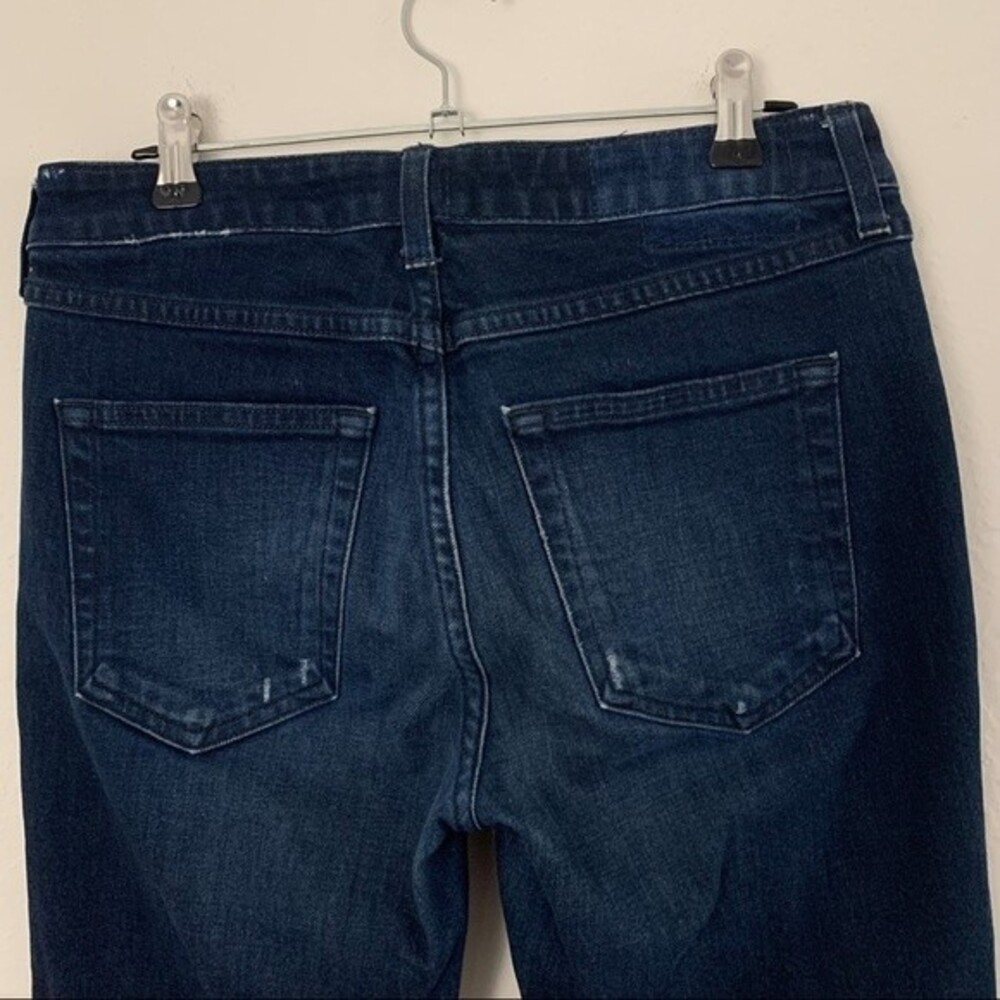 FINAL PRICE - AMO Twist Skinny Jeans in Eclipse Dark Wash Blue - Picture 7 of 8